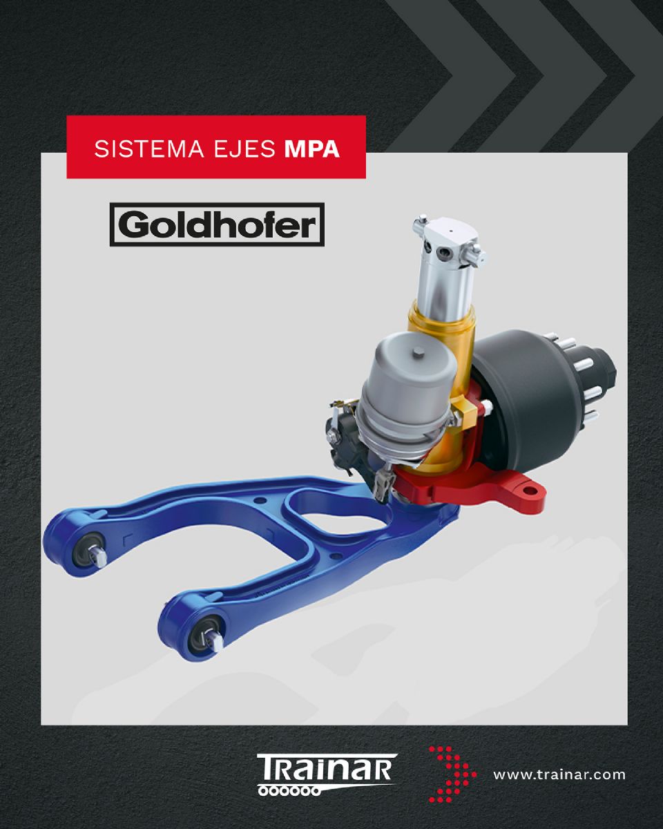 Ejes MPA de Goldhofer para semirremolques de transporte pesado